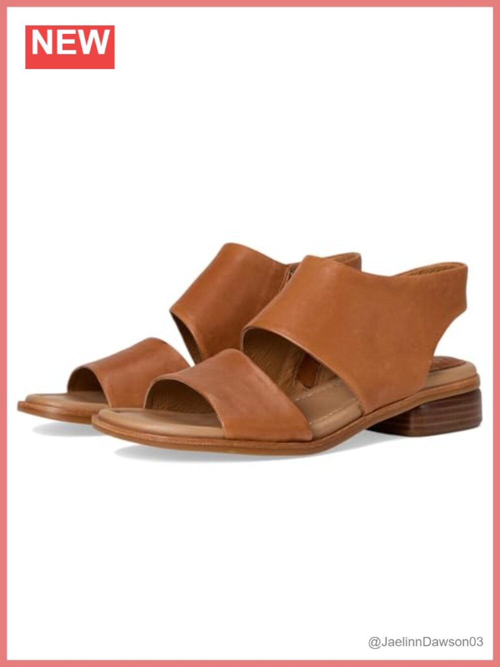Söfft Felicity Wedge Slide Sandals Leather Side Zip Open Toe Slingback Stacked